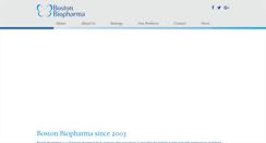 Desktop Screenshot of bostonbiopharma.com